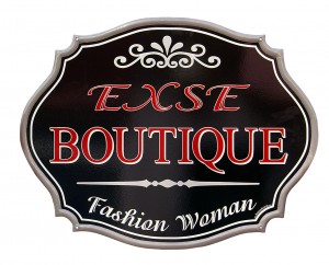 Insegna per la Boutique "Exse" Fashion Woman