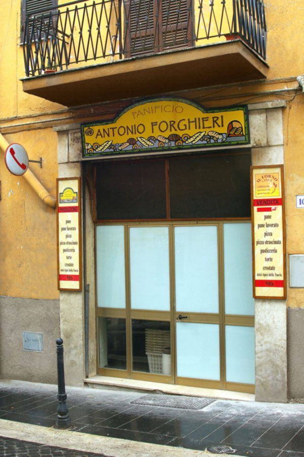 Insegna per Panificio Antonio Forghieri di Monterosi provincia Viterbo realizzata da Insegne Antiche