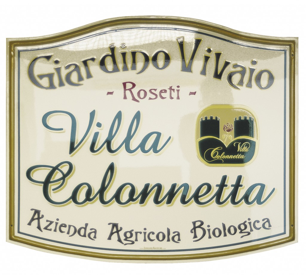 Insegne per l'Agriturismo "Villa Colonnetta"