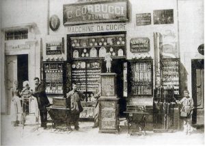 Negozio Corbucci - Piazza Fanti, Città di Castello - 1893