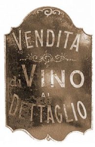 Insegna Vintage vendita vino di Insegne Antiche