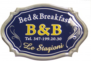 Insegne per il B&B "Le Stagioni"