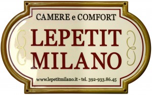 Targa per il B&B "Lepetit Milano"