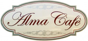 Insegna per il Bar "Alma Cafè"
