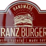 Insegna Hamburgeria di Roma Franz Burger realizzata da Insegne Antiche